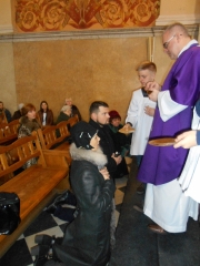 Poświęcenie wianka adwentowego oraz I Komunia dorosłych